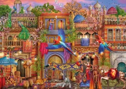 Bluebird Puzzle Kunst En Cultuur|2000 En Meer<Arabische straat - puzzel van 4000 stukjes