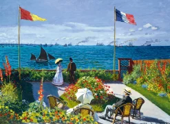 Bluebird Puzzle Kunst En Cultuur|2000 En Meer<Claude Monet - Terras in Sainte-Adresse - puzzel van 3000 stukjes