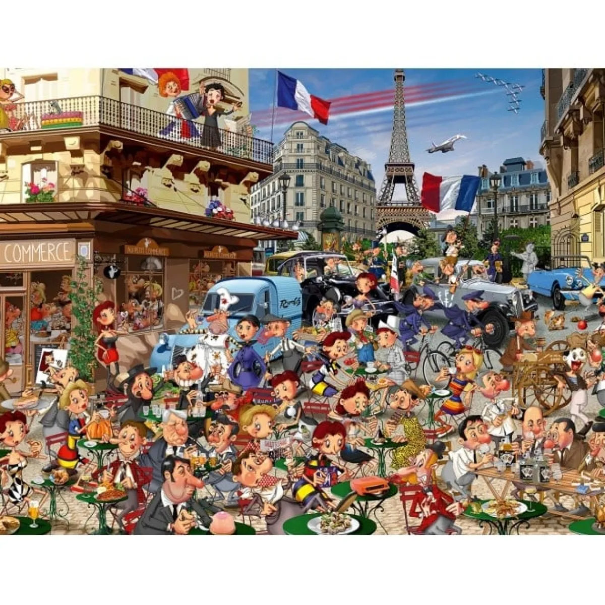 Bluebird Puzzle Tekening|Kunst En Cultuur<De 30 glorieuze jaren - puzzel van 4000 stukjes