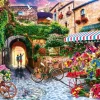 Bluebird Puzzle 1000-1499<De bloemenmarkt - puzzel van 1000 stukjes