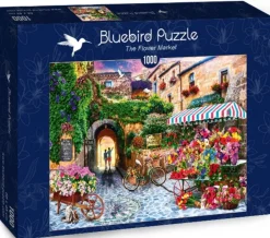 Bluebird Puzzle 1000-1499<De bloemenmarkt - puzzel van 1000 stukjes