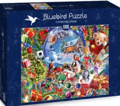 Bluebird Puzzle 1000-1499<De sneeuwbol in kerstsfeer - puzzel van 1000 stukjes