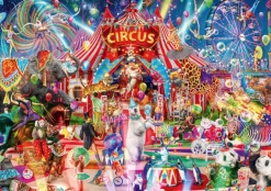 Bluebird Puzzle Fantasy|Dieren<Een avond in het circus - puzzel van 4000 stukjes