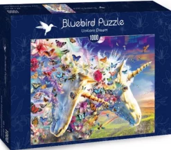Bluebird Puzzle Fantasy|Kunst En Cultuur<Eenhoorn droom - puzzel van 1000 stukjes