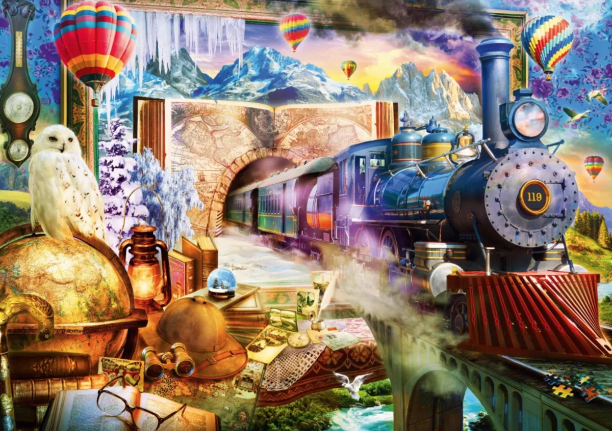 Bluebird Puzzle Fantasy|Dieren<Magische reis - puzzel van 1000 stukjes