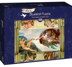 Bluebird Puzzle Kunst En Cultuur|1000-1499<Michelangelo - De creatie van Adam - 1000 stukjes