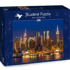 Bluebird Puzzle Steden En Gebouwen|2000 En Meer<New York by Night - puzzel van 2000 stukjes