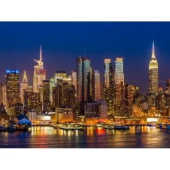 Bluebird Puzzle Steden En Gebouwen|2000 En Meer<New York by Night - puzzel van 2000 stukjes