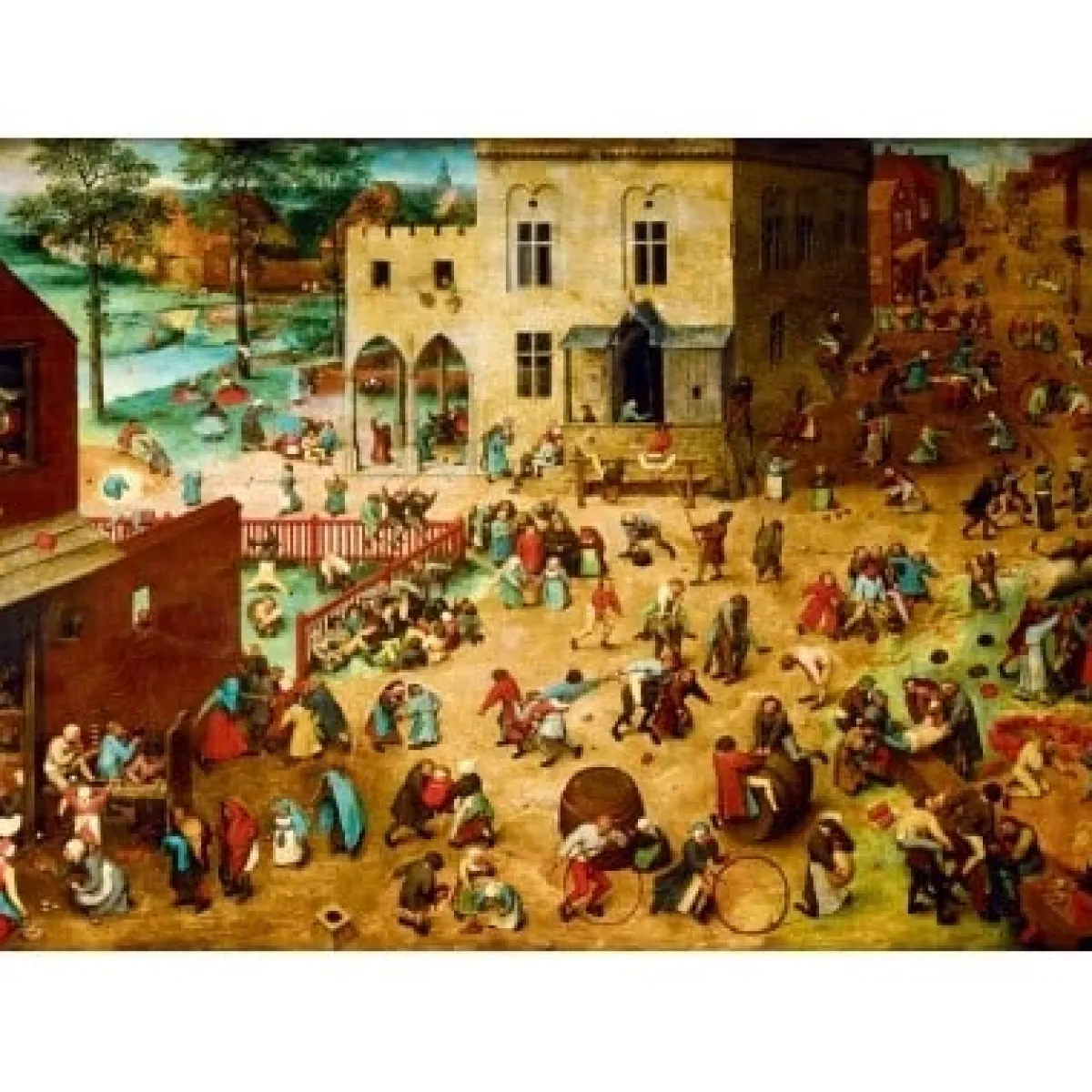 Bluebird Puzzle Kunst En Cultuur|1000-1499<Pieter Bruegel - Kinderspelen, 1560 - 1000 stukjes
