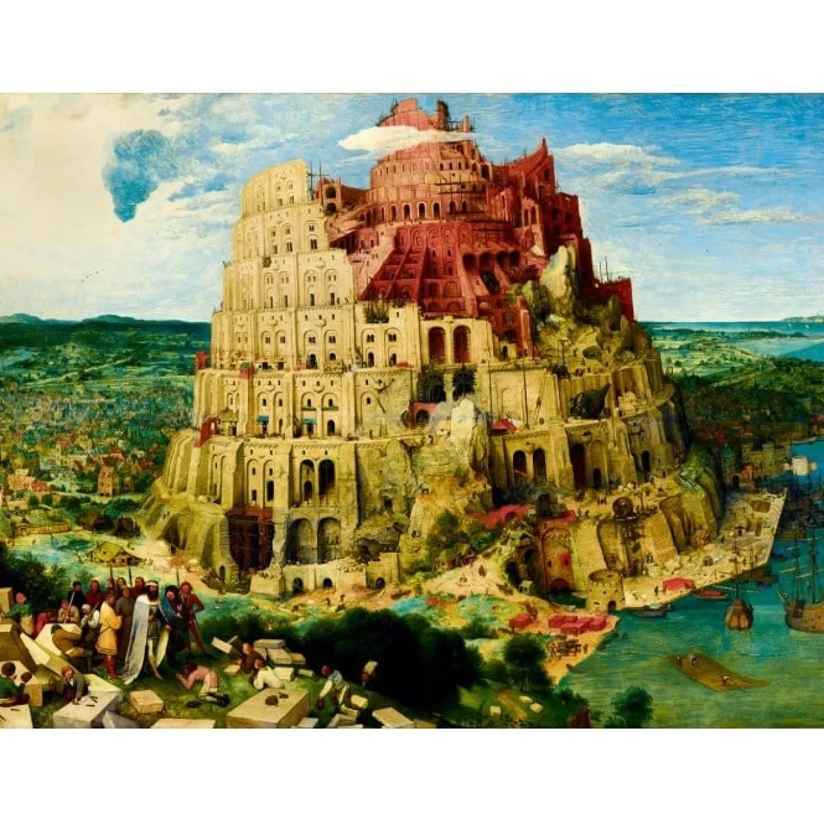 Bluebird Puzzle Kunst En Cultuur|2000 En Meer<Pieter Bruegel - Toren van Babel, 1563 - puzzel van 3000 stukjes