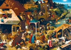 Bluebird Puzzle Kunst En Cultuur|1000-1499<Pieter Bruegel - Spreekwoorden - 1000 stukjes