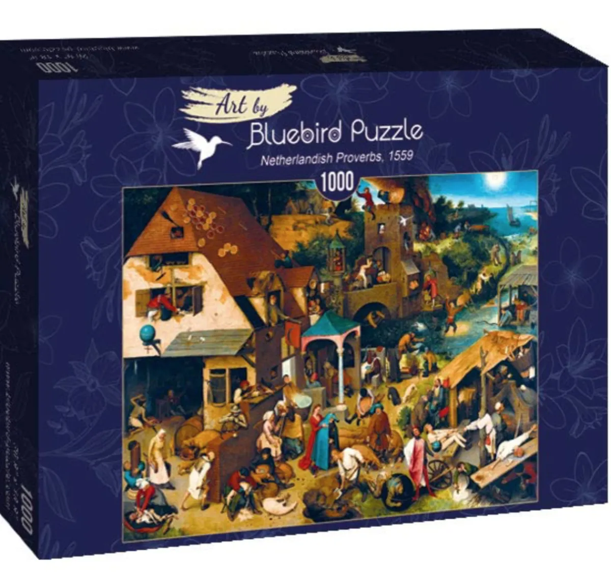 Bluebird Puzzle Kunst En Cultuur|1000-1499<Pieter Bruegel - Spreekwoorden - 1000 stukjes