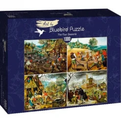 Bluebird Puzzle Kunst En Cultuur|1000-1499<Pieter Bruegel - De Vier Seizoenen - 1000 stukjes