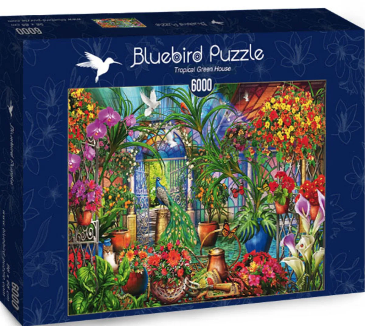 Bluebird Puzzle Fantasy|2000 En Meer<Tropische serre - puzzel van 6000 stukjes