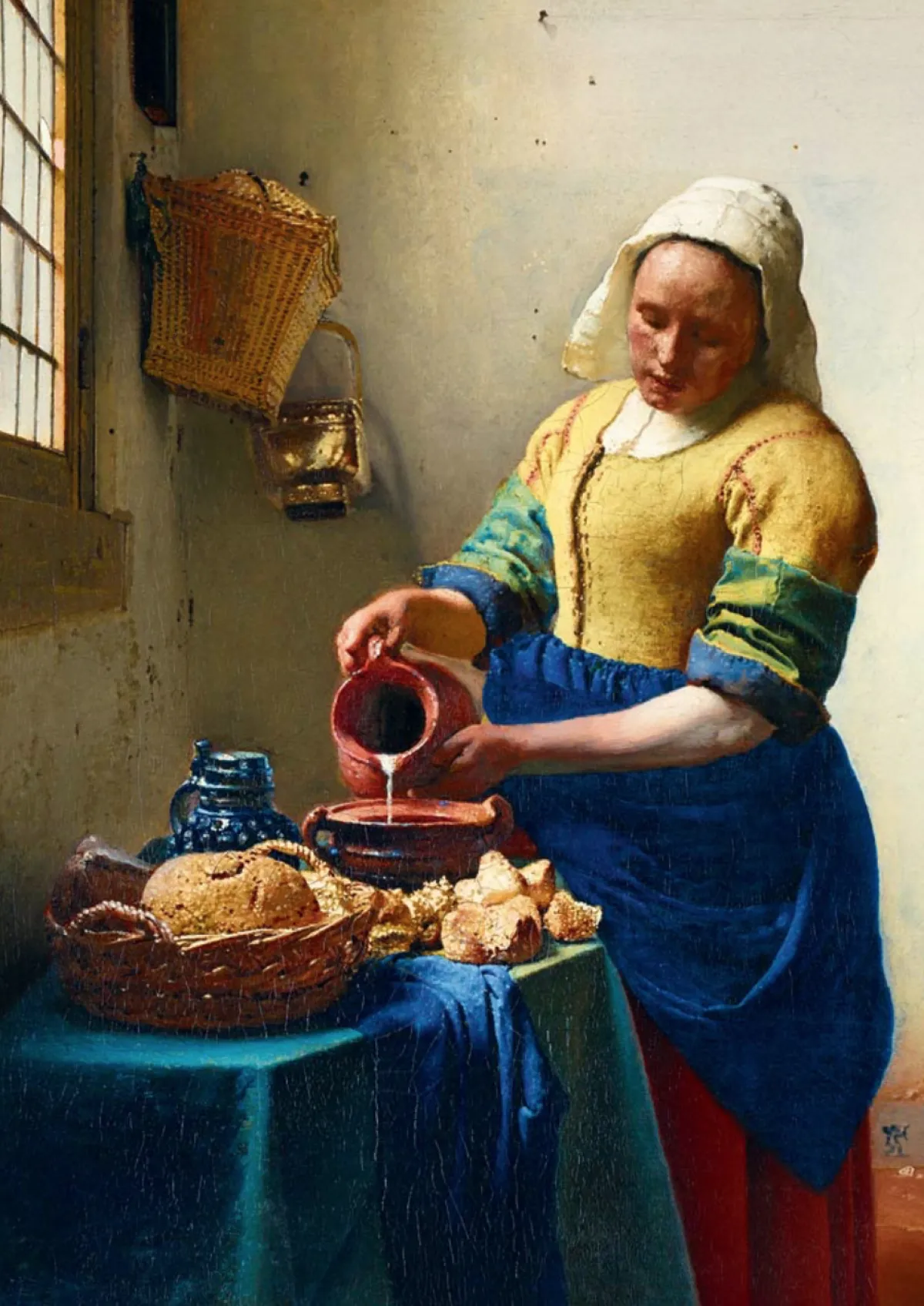 Bluebird Puzzle Kunst En Cultuur|1000-1499<Vermeer - Het melkmeisje - 1000 stukjes