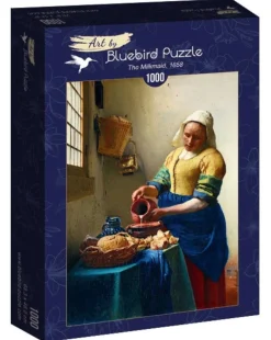 Bluebird Puzzle Kunst En Cultuur|1000-1499<Vermeer - Het melkmeisje - 1000 stukjes
