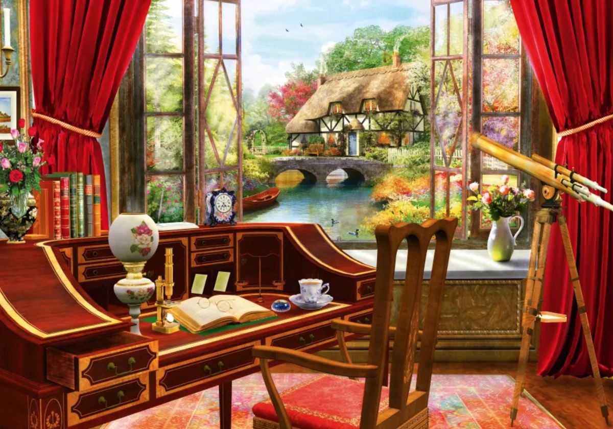 Bluebird Puzzle Landschappen|1000-1499<Zicht op de bergen - puzzel van 1000 stukjes