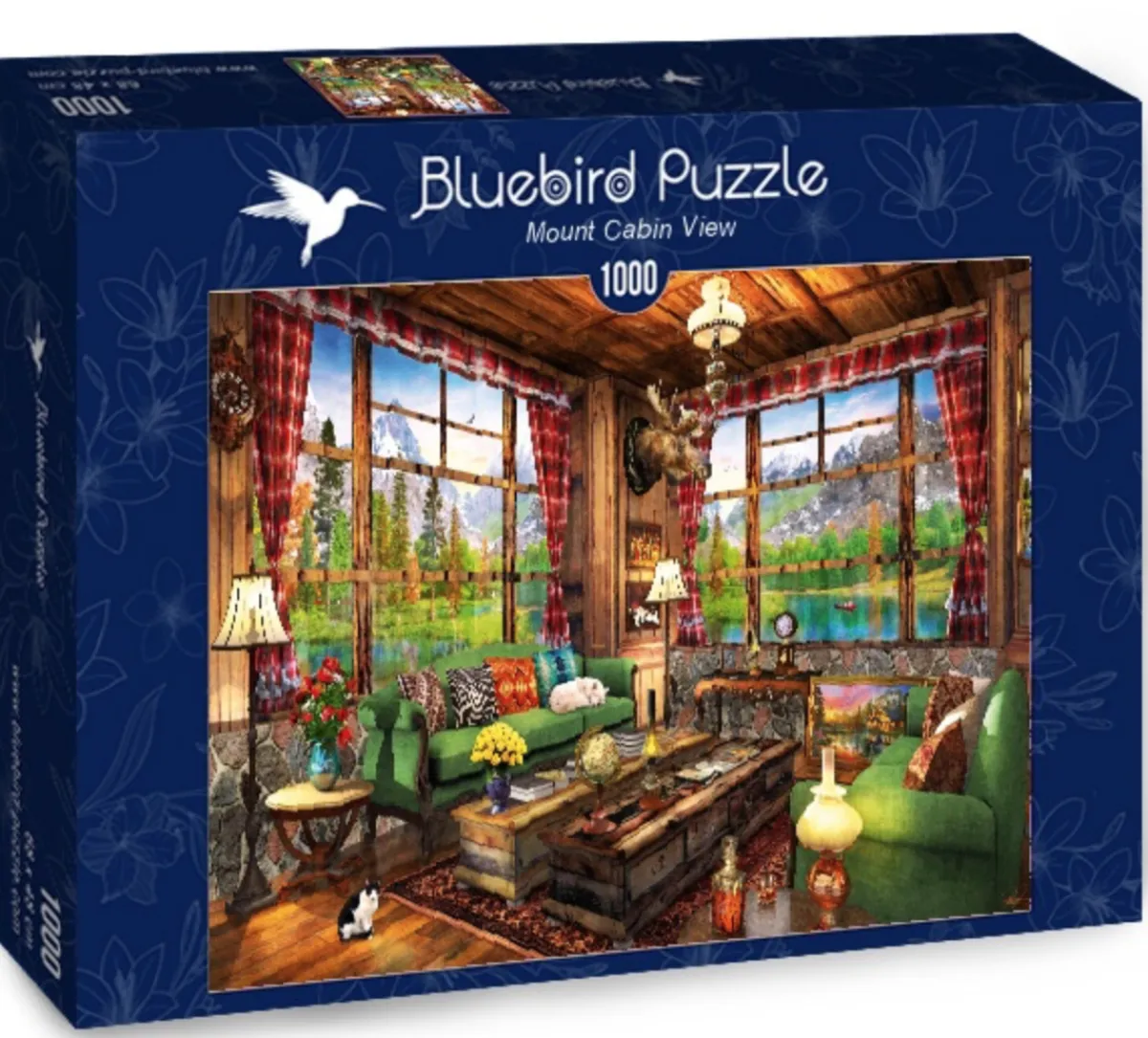 Bluebird Puzzle Landschappen|1000-1499<Zicht op de bergen - puzzel van 1000 stukjes