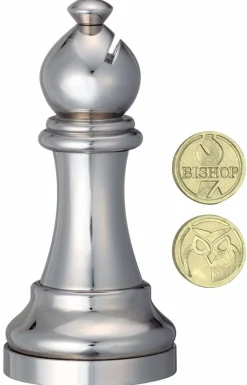 Cast Puzzle Breinbrekers<Loper Zilver- Schaakstuk - breinbreker