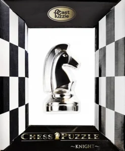 Cast Puzzle Breinbrekers<Paard Zilver - Schaakstuk - Cast breinbreker