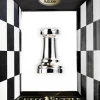 Cast Puzzle Breinbrekers<Toren Zilver- Schaakstuk - Cast breinbreker