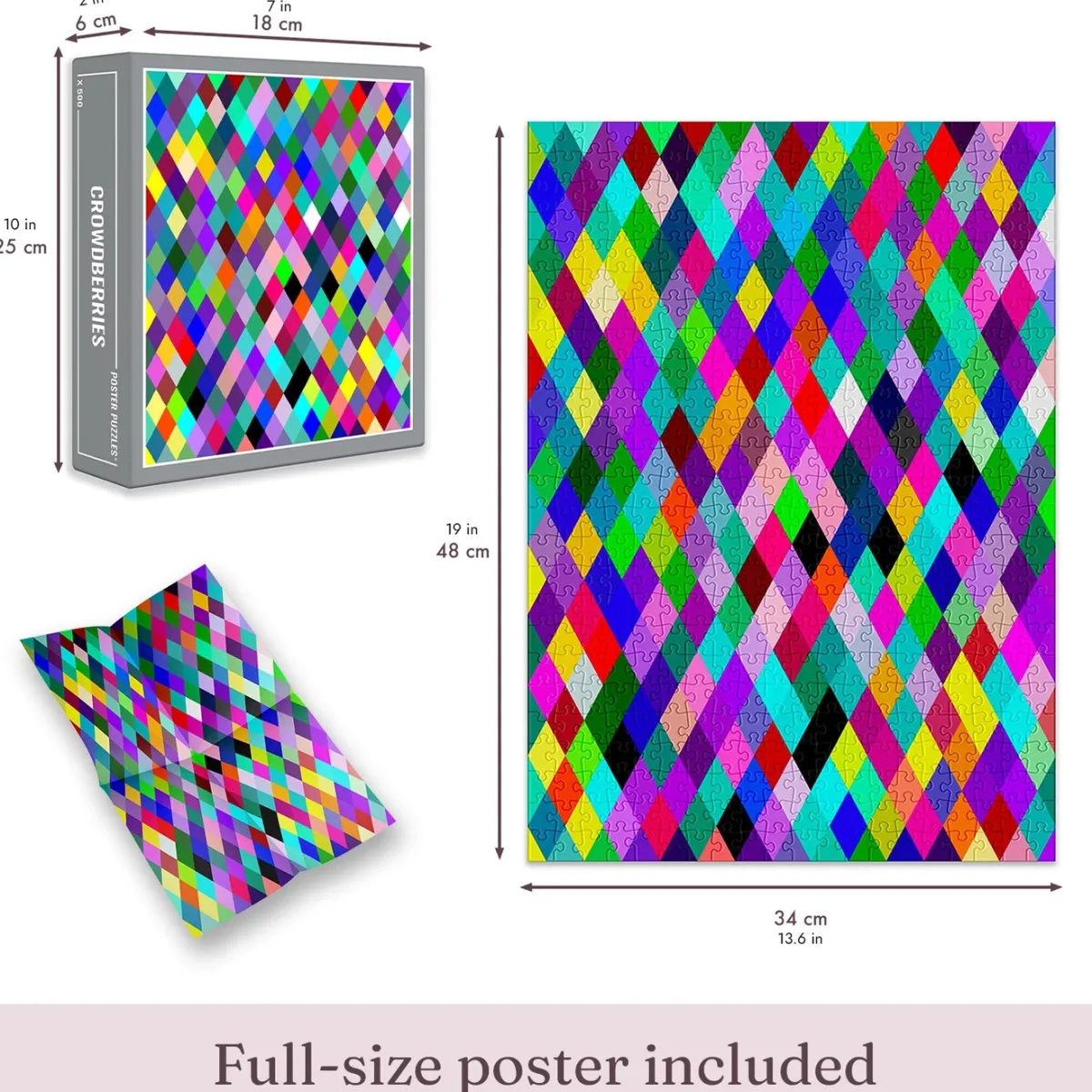 Cloudberries Tekening|500-999<Crowdberries - puzzel van 500 stukjes