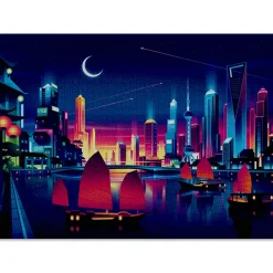 Cloudberries Tekening|1000-1499<Skyline - puzzel van 1000 stukjes