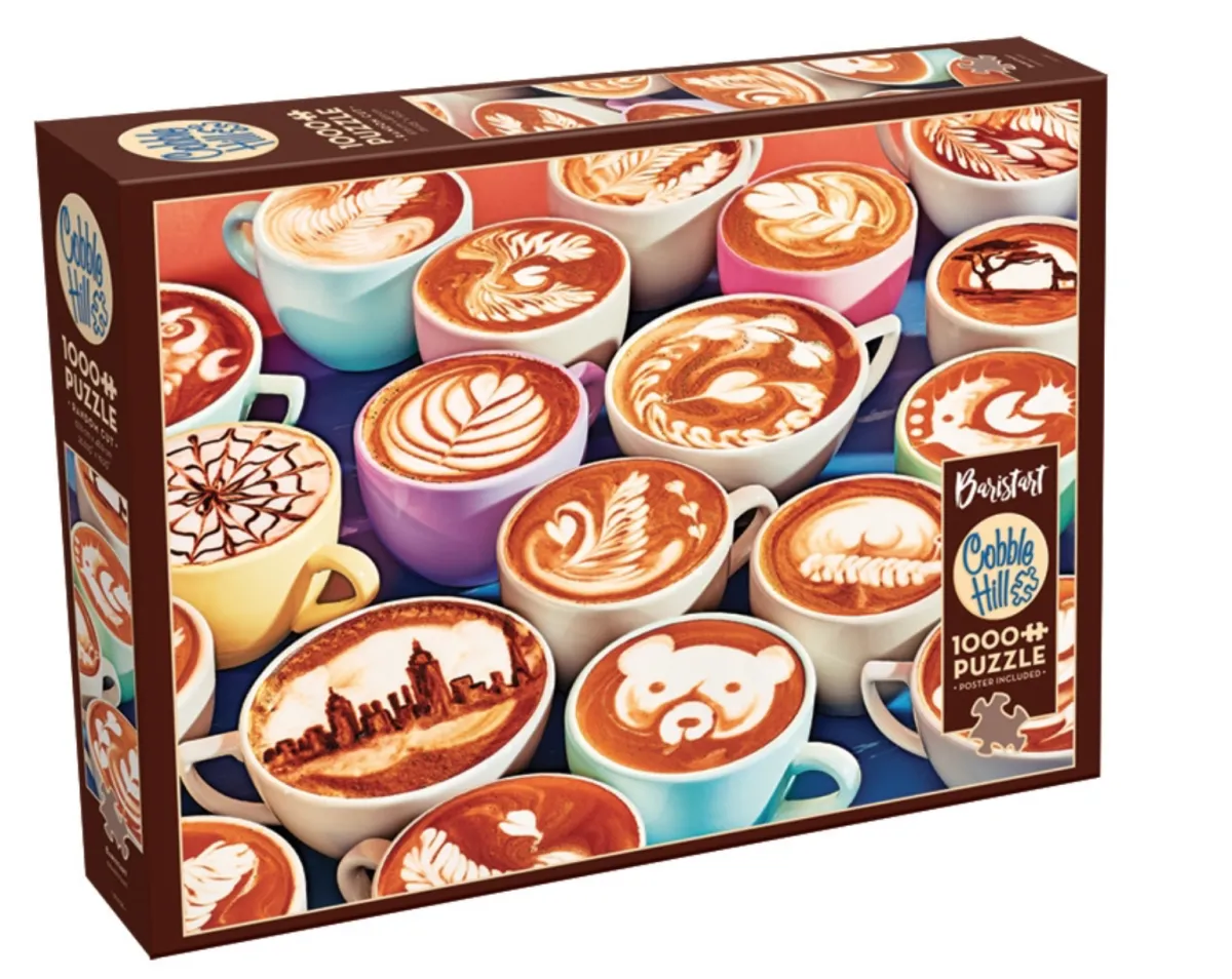 Cobble Hill Kunst En Cultuur|1000-1499<BaristArt - puzzel van 1000 stukjes