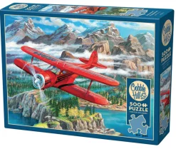 Cobble Hill Tekening|500-999<Beechcraft Stagerwind - puzzel van 500 XL stukjes