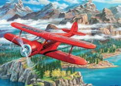 Cobble Hill Tekening|500-999<Beechcraft Stagerwind - puzzel van 500 XL stukjes