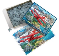 Cobble Hill Tekening|500-999<Beechcraft Stagerwind - puzzel van 500 XL stukjes