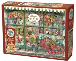 Cobble Hill Tekening|100-499<Bloemen- en cactuswinkel - puzzel van 275 XXL stukjes