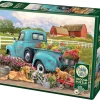 Cobble Hill Dieren|Landschappen<Bloemen Pick-up Truck - puzzel van 1000 stukjes