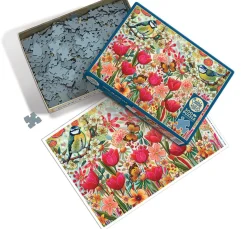 Cobble Hill Tekening|Dieren<Briesje in de bloementuin - puzzel van 500 XL stukjes