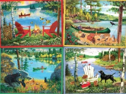 Cobble Hill Tekening|100-499<Cabin Country - puzzel van 275 XXL stukjes