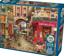Cobble Hill Tekening|Steden En Gebouwen<Café des Paris - puzzel van 500 XL stukjes