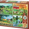 Cobble Hill Tekening|100-499<Country Friends - puzzel van 275 XXL stukjes