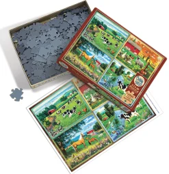 Cobble Hill Tekening|100-499<Country Friends - puzzel van 275 XXL stukjes