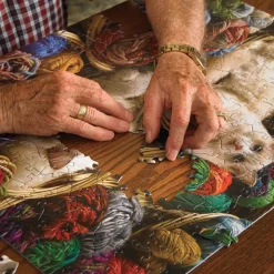Cobble Hill Tekening|Dieren<De kippen doen het goed - puzzel van 275 XXL stukjes