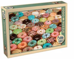 Cobble Hill Stilleven|1000-1499<Donuts in alle kleuren - puzzle van 1000 stukjes