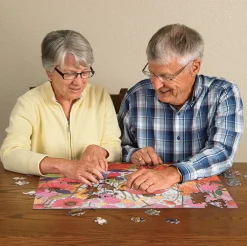 Cobble Hill Tekening|100-499<Goudvinken in de lente - puzzel van 275 XXL stukjes
