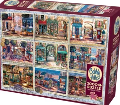 Cobble Hill Tekening|Steden En Gebouwen<Herinneringen aan Parijs - puzzel van 2000 stukjes