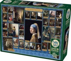 Cobble Hill Stilleven|Kunst En Cultuur<Het leven Vermeer - puzzel van 1000 stukjes
