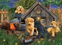 Cobble Hill Dieren|Landschappen<In het Hondenhok - puzzel van 1000 stukjes