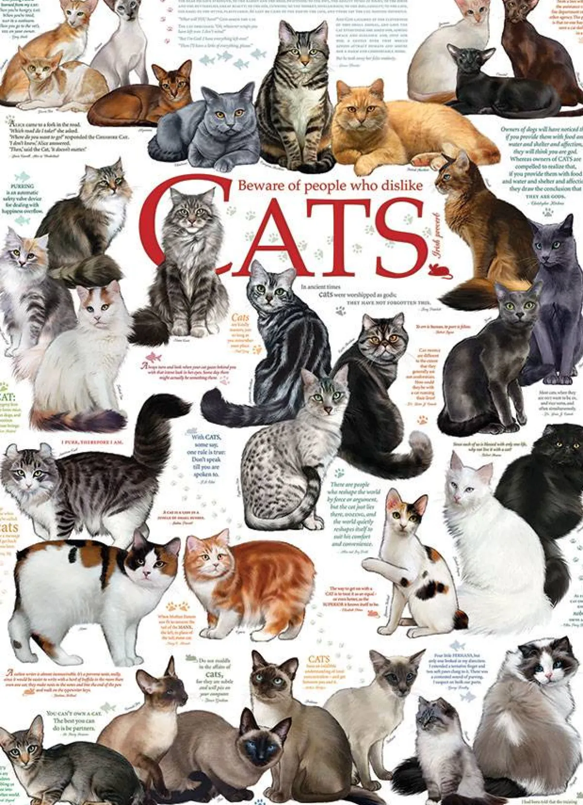 Cobble Hill Dieren|Kunst En Cultuur<Katten Citaten - 1000 stukjes