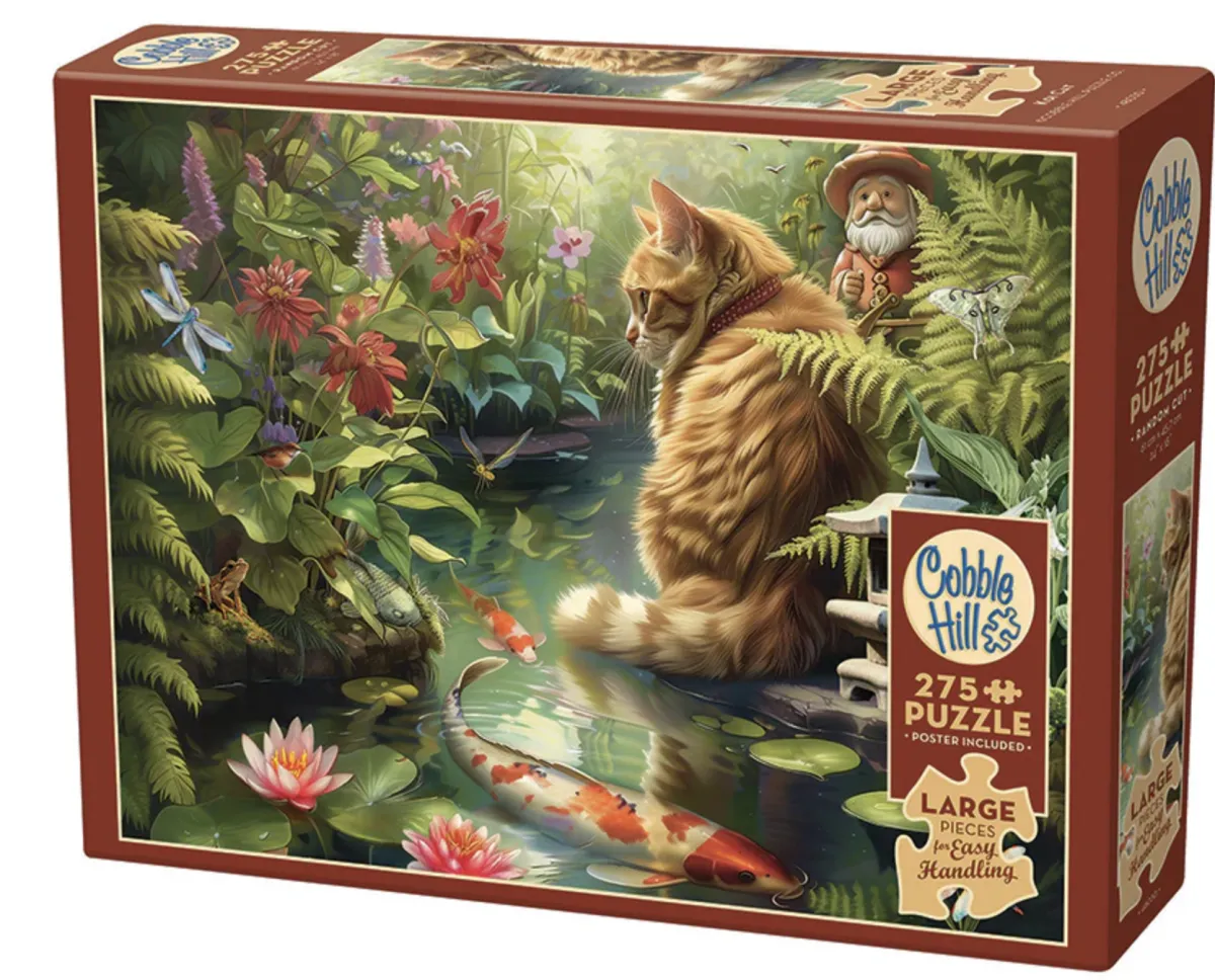 Cobble Hill Tekening|100-499<Koi kat - puzzel van 275 XXL stukjes