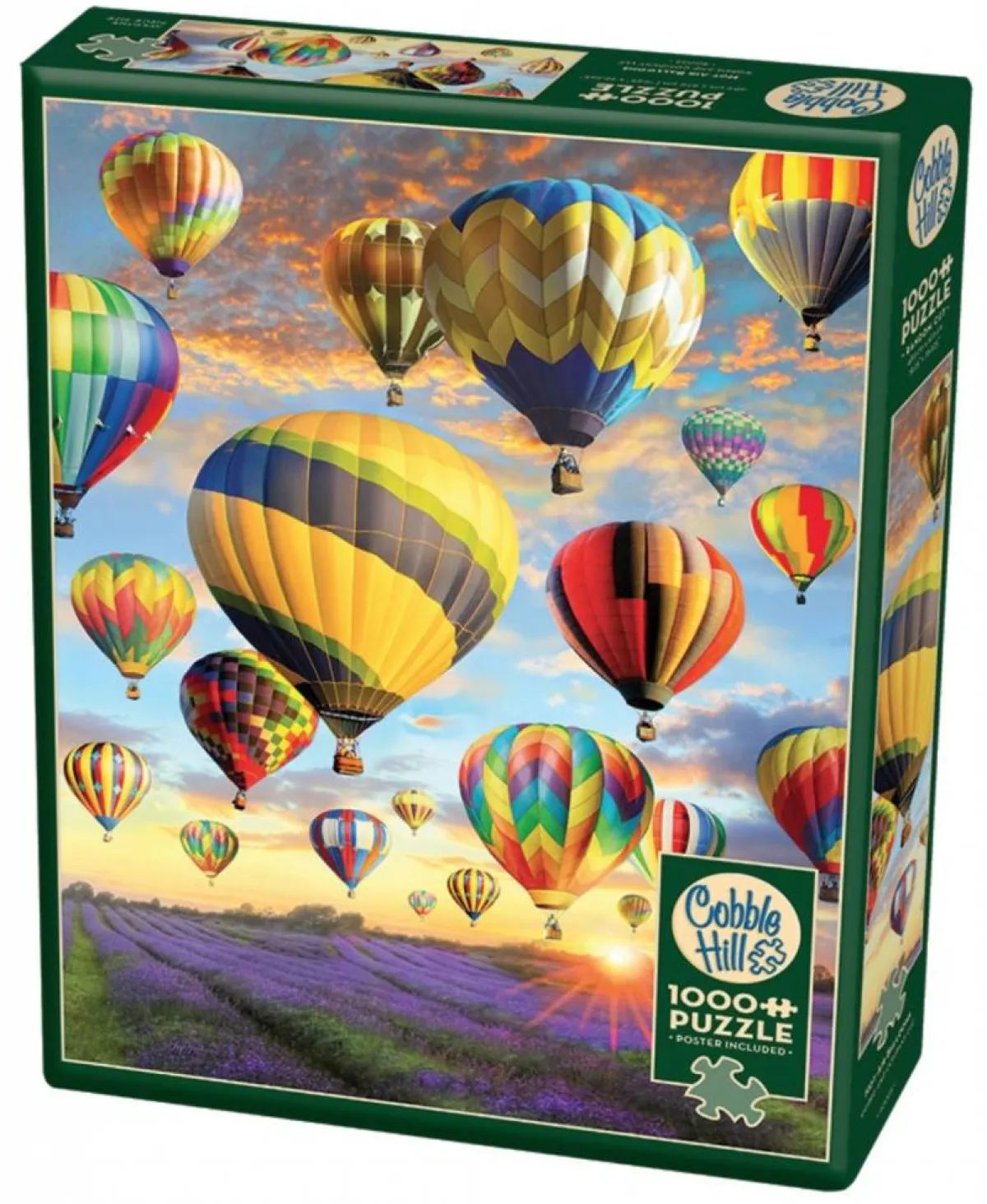 Cobble Hill Landschappen|1000-1499<Luchtballonnen - puzzel van 1000 stukjes