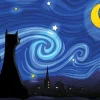 Cobble Hill Stilleven|Dieren<Mrowwy Night - puzzel van 500 XL stukjes
