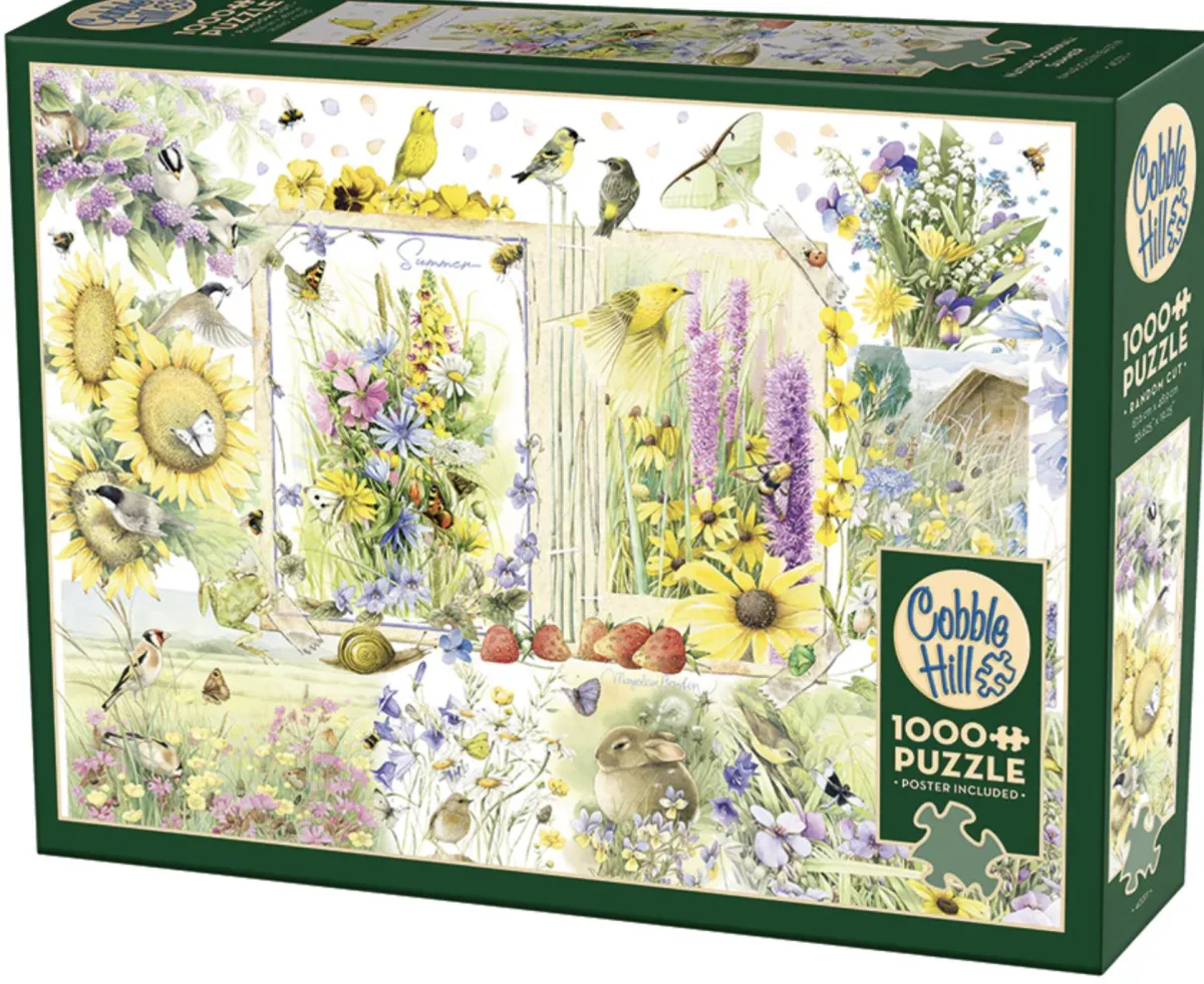 Cobble Hill Tekening|Dieren<Natuur dagboek: Zomer - puzzel van 1000 stukjes
