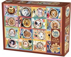 Cobble Hill Dieren|100-499<Puppy Lattes - puzzel van 275 XXL stukjes
